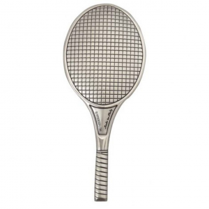 Blasone placca racchetta tennis in argento