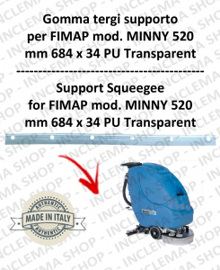 MINNY 520 squeegee rubber support for FIMAP