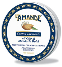L'Amande - Moisturizing Face / Body Cream with Sweet Almond Oil - 150ml.