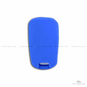 Guscio Cover In Silicone Colore Per Protezione Scocca Telecomando Chiave 3 Tre Tasti Auto Hyundai I10 I20 I30 Ix20 Ix35 Elantra Vari Colori (Blu)