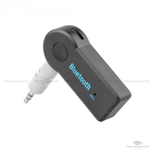 Ricevitore Senza Fili Bluetooth A2Dp Stereo Mp3 Musica Audio 3,5Mm Aux Con Microfono Per Vivavoce Telefonata Adattatore Jack 3.5Mm Kit Vivavoce Bluetooth V3.0 Auto Aux Stereo Audio