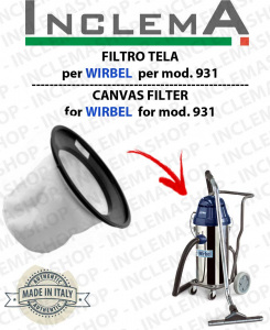 931 Canvas Filter WIRBEL  for vacuum cleaner
