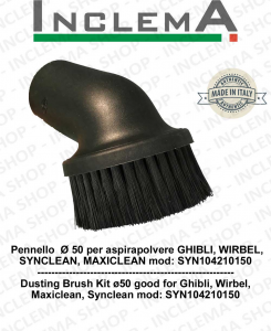  Round Brush  Ø 50 for vacuum cleaner GHIBLI, WIRBEL, SYNCLEAN, MAXICLEAN mod: SYN104210150