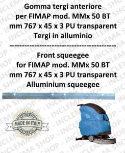 Front squeegee rubber for Scrubber Dryer FIMAP MMx 50
