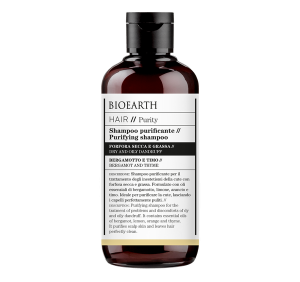 Bioearth - Shampoo Purificante Capelli con Forfora Secca e Grassa - Bio/Vegan