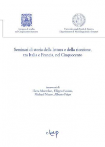 Seminari di storia della lettura e ricezione, tra Italia e Francia, nel Cinquecento 4
