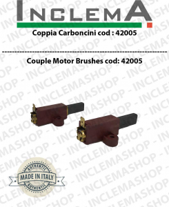 COPPIA di Carboncini vacuum motor for motori AMETEK - 2 x Cod: 42005