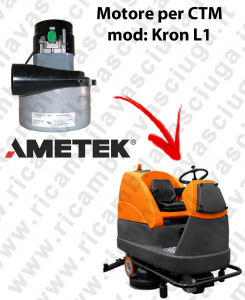 KRON L1 Lamb Ametek vacuum motor di aspirazione for Scrubber Dryer CTM