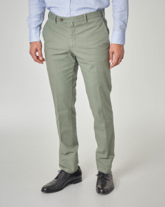Pantalone verde micro-armatura