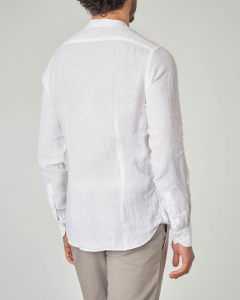 Camicia bianca coreana in lino