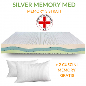 Materasso Memory Ortopedico Dispositivo Medico alto 20 cm | Silver Memory Med |Prezzi a partire da