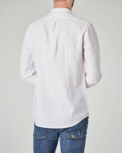 Camicia bianca coreana con taschino