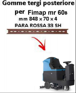 MR 60B  gomas de secado trasera Fimap