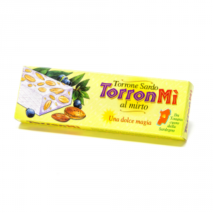 Torronmi’ – Stecca torrone mandorle e miele aromatizzato al mirto – 100 g