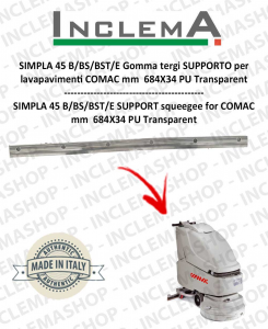 SIMPLA 45 B/BS/BST/E Unterstützung Sauglippen für  Scheuersaugmaschinen COMAC