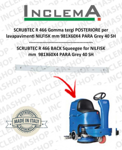 SCRUBTEC R 466 Gomma tergi arrière pour Autolaveuse NILFISK