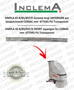 SIMPLA 45 B/BS/BST/E goma de secado delantera COMAC