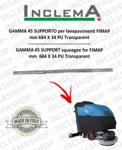 GAMMA 45 goma de secado soporte para fregadora FIMAP