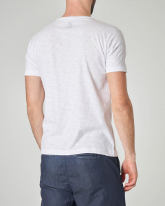 T-shirt bianca con stampa kiwi mojito