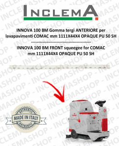 INNOVA 100MB Gomma Tergi avant pour Autolaveuse COMAC