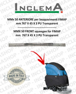 MMx 50 goma de secado delantera para fregadora FIMAP (till s/n 211012836)