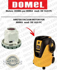 DE1025 PC Vacuum Motor Domel for vacuum cleaner MIRKA