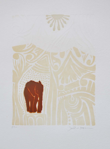 HASSAN FATHI, Africa I, Xilografia, Formato cm 70x50 