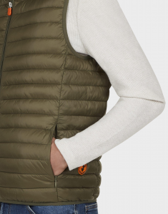Gilet uomo SAVE THE DUCK GIGA8 dusty olive