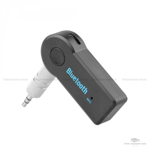 Cavo Aux Autoradio Alpine Kce-236B + Dispositivo Ricevitore Bluetooth Con Microfono Incorporato Chiamata Vivavoce Per Smartphone Iphone Mp3