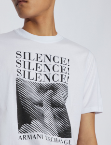 T-shirt uomo ARMANI EXCHANGE con maxi stampa