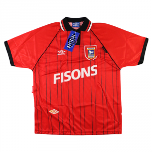 1993-95 Ipswich Maglia Away XL *Cartellino
