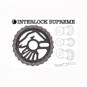 Shadow Supreme Interlock Chain | Black