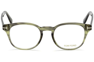 Tom Ford - Occhiale da Vista Unisex, Striped Green  FT5400  (098)  C48
