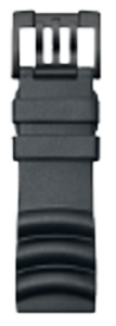 Cinturino Luminox in gomma nera - 24mm