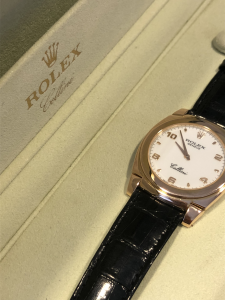 Orologio secondo polso Rolex Cellini oro rosa 