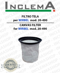Canvas Filter WIRBEL COD 20-490 for vacuum cleaner