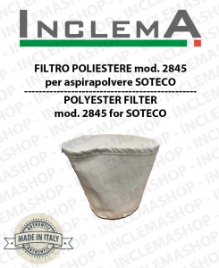 Mod. 2845 polyester filter 400 conical for vacuum cleaner SOTECO