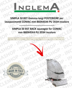 SIMPLA 50 BST Back Squeegee Rubber for Scrubber Dryer COMAC