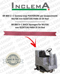 BR 800 S+C goma de secado trasero para fregadora NILFISK