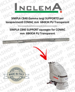 SIMPLA CB40 goma de secado soporte para  fregadora COMAC