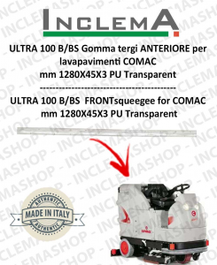 ULTRA 100 B/BS goma de secado delantera para fregadora COMAC