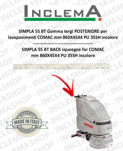 SIMPLA 55 BT Hinten Sauglippen für Scheuersaugmaschinen COMAC