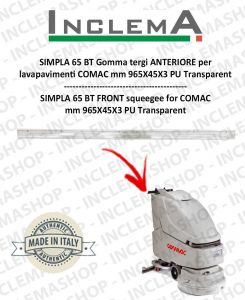 SIMPLA 65 BT Vorne Sauglippen für Scheuersaugmaschinen COMAC