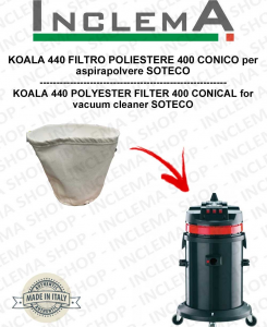 KOALA 440 POLYESTERFILTER 440 CONICO für Staubsauger SOTECO