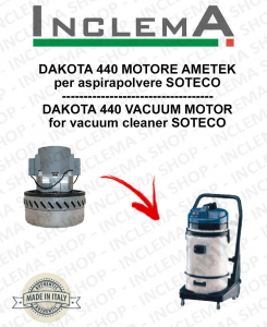 DAKOTA 440 Ametek Saugmotor für Staubsauger SOTECO-2