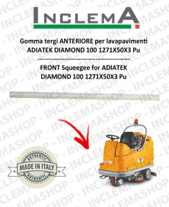 Gomma tergi avant pour Autolaveuse  ADIATEK DIAMOND 100