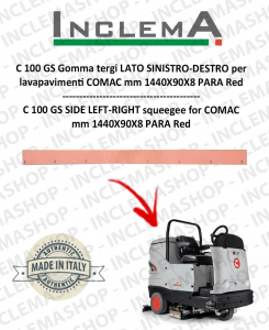 C 100 GS Paraspruzzi LATO SINISTRO-DESTRO pour Autolaveuse COMAC
