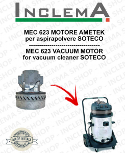 MEC 623 Ametek Saugmotor für Staubsauger SOTECO