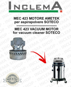 MEC 423 Vacuum Motor Amatek for vacuum cleaner SOTECO