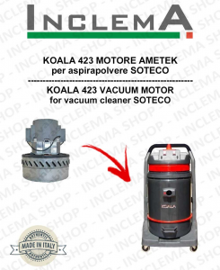 KOALA 423 Vacuum Motor Amatek for vacuum cleaner SOTECO